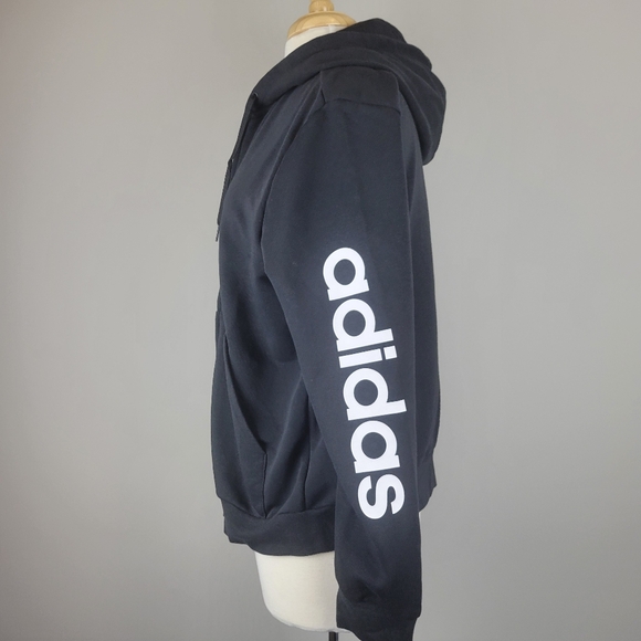 Adidas Black Hoodie Sz XL - Picture 2 of 7